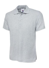 UC103 Heather Grey Polo Shirt
