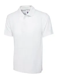 UC103 White Polo Shirt