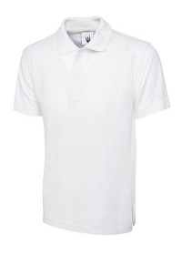 UC103 White Polo Shirt