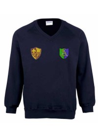 St Ann's V-Neck Sweatshirt & 2 logos