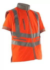 Pulsar 7 in 1 Interactive Orange Hi Vis Coat PR497