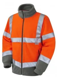Orange Hi Vis Fleece Railway spec