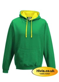 Awdis JH003 Kelly green/Sunflower Yellow