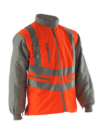 Pulsar 7 in 1 Interactive Orange Hi Vis Coat PR497
