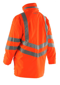 Pulsar 7 in 1 Interactive Orange Hi Vis Coat PR497