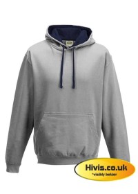 Awdis JH003 Heather Grey/French Nayv