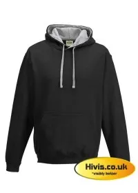 Awdis JH003 Jet Black/Heather Grey