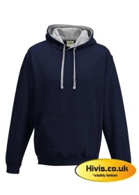 Awdis JH003 French Navy/Heather Grey