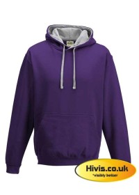 Awdis JH003 Purple/Heather Grey
