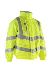 Pulsar Unpadded Yellow Hi Vis Bomber Jacket P533