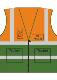 orange green