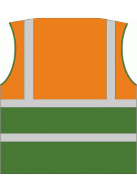 orange green