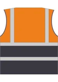 orange navy rear