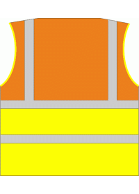orange yellow rear