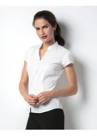 Kustom Kit KK727,Continental blouse mandarin collar