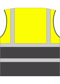 yellow black rear