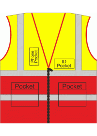 yellow red