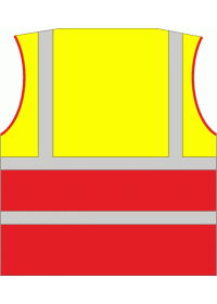 yellow red rear