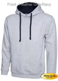 UC507 Heather Grey/Navy Blue