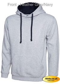 UC507 Heather Grey/Navy Blue