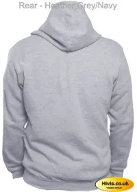 UC507 Heather Grey/Navy Blue