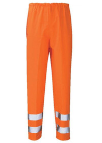 Hi Vis Waterproof Orange Rail trousers GORT 3279