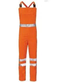 Hi Vis Bib and Brace Orange