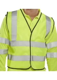 Hi Vis short length vest HVW101Y