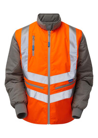 Pulsarail Orange Hi Vis Interactive Bodywarmer PR498
