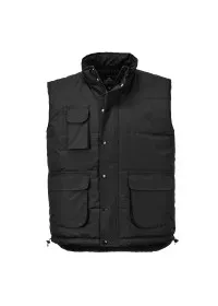 Portwest S415 Classic Polyester Multipocket  Bodywarmer Black