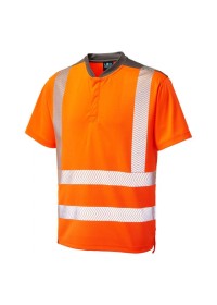 Leo Orange Hivis Performance T-Shirt