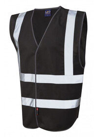 Leo Hi Vis Vest In Black W05