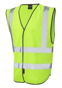 Leo Hi Vis Vest In Lime Green W05