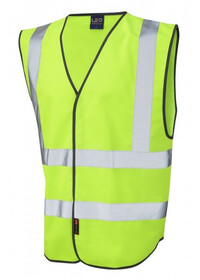 Leo Hi Vis Vest In Lime Green W05