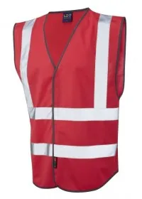 Leo Hi Vis Vest In Red W05