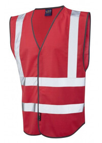 Leo Hi Vis Vest In Red W05
