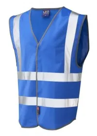 Leo Hi Vis Vest In Royal Blue W05