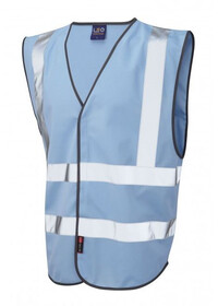 Leo Hi Vis Vest In Sky Blue W05
