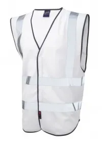 Leo Hi Vis Vest In White W05