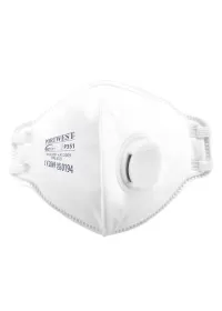 Portwest P351 FFP3 Valved Fold Flat Mask pack 20