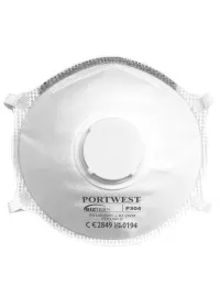 Portwest P304 FFP3 Valved Light Cup Mask pack 10