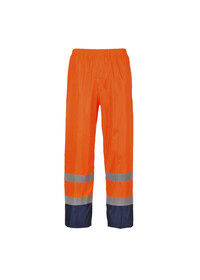 Portwest H444 Hi Vis Classic Contrast Rain Trouser