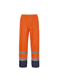 Portwest H444 Hi Vis Classic Contrast Rain Trouser