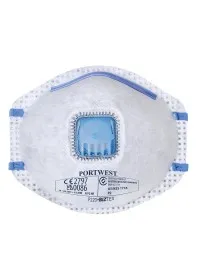 Portwest P220 FFP2 Carbon Valved Mask pack 10