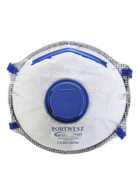Portwest P223 FFP2 Carbon Valved Mask pack 10