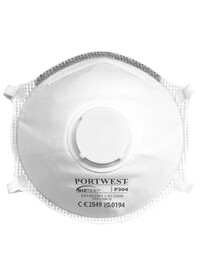 Portwest P304 FFP3 Valved Light Cup Mask pack 10