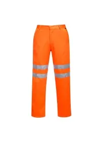 Portwest RT45 Hi Vis Poly cotton Trousers RIS