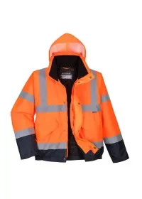 Portwest S266 Hi Vis Two Tone Bomber Jacket