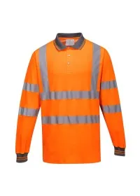 Portwest S271 Long Sleeved Cotton Comfort Polo
