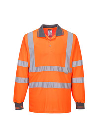 Hi Vis Long Sleeved Polo Portwest S277